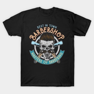 barber shop master of barbering T-Shirt